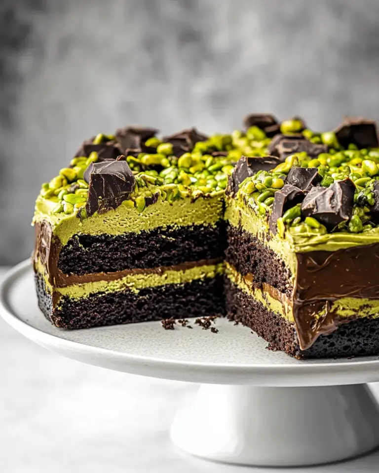 Homemade Dubai Chocolate Cake photo