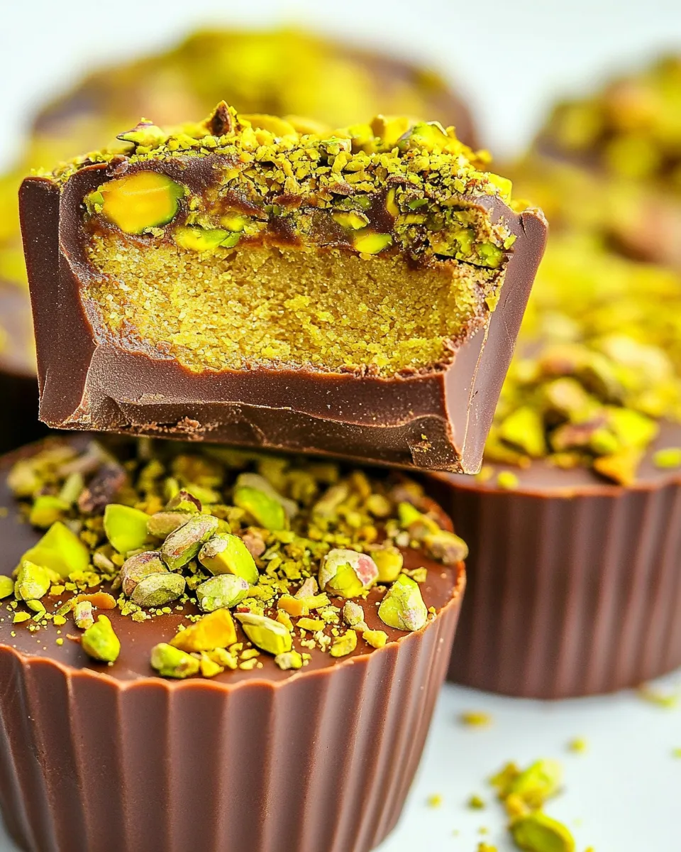 Classic Dubai Chocolate Pistachio Cups image