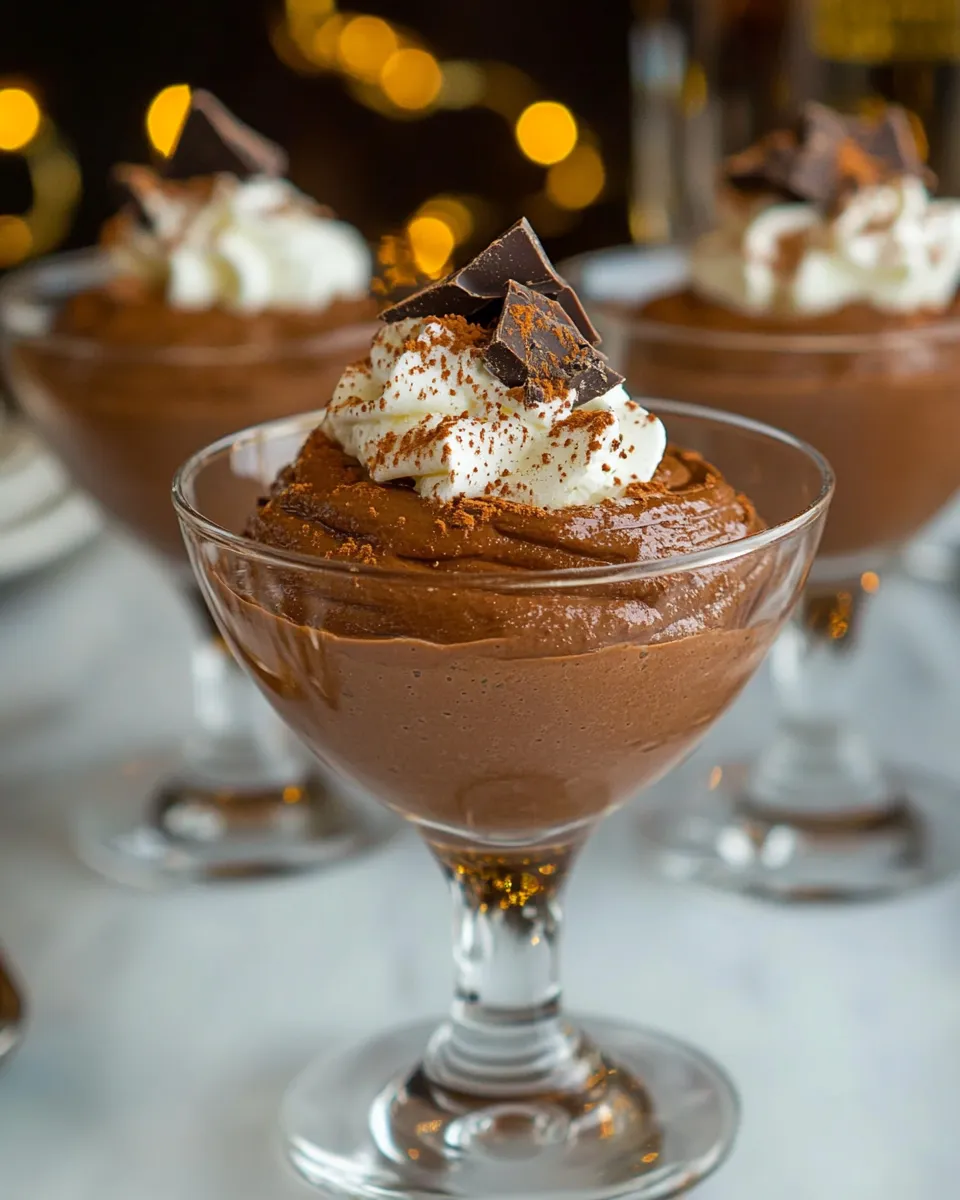 Delicious Dulce de Leche Chocolate Mousse shot