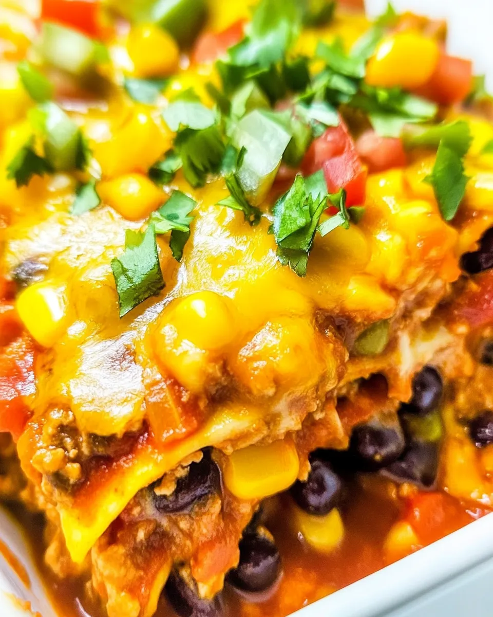 Classic Easy And Delicious Mexican Lasagna Recipe image