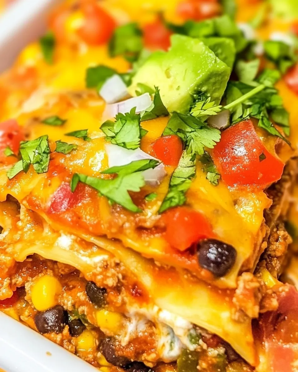 Delicious Easy And Delicious Mexican Lasagna Recipe shot
