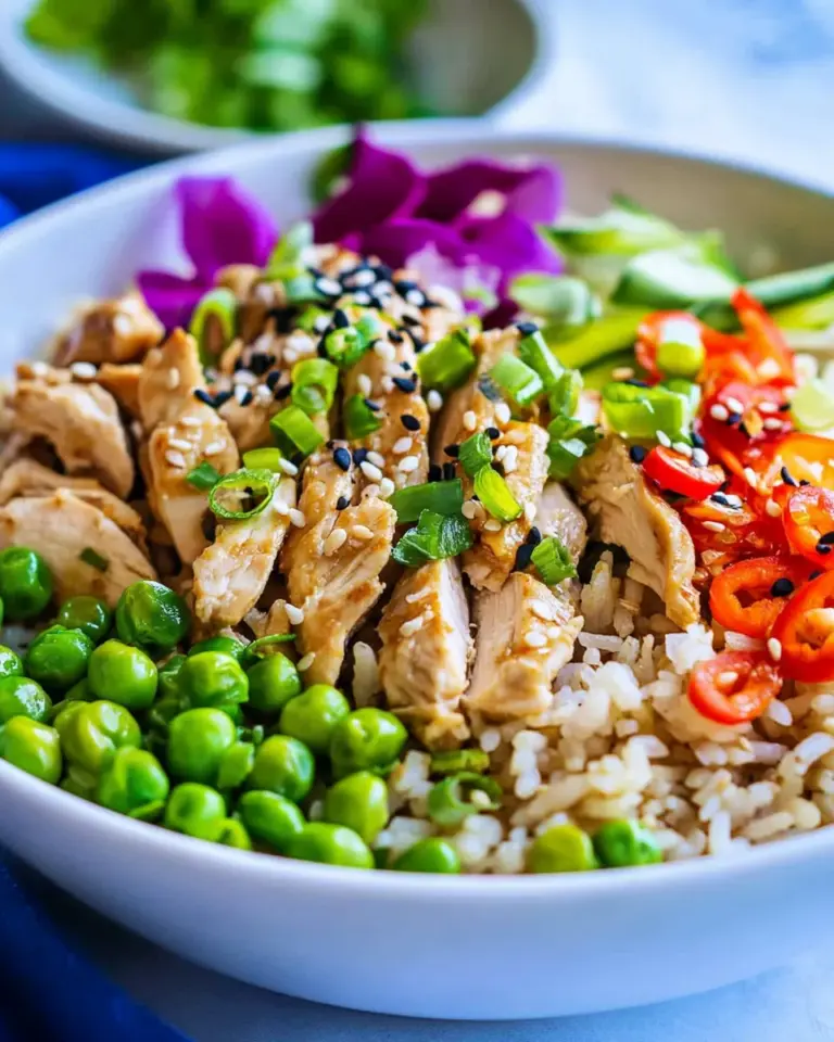 Homemade Easy Asian Chicken Rice Bowl photo