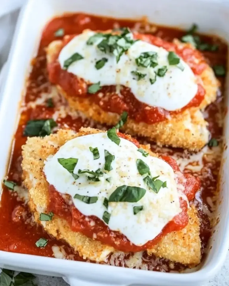 Homemade Easy Baked Chicken Parmesan photo