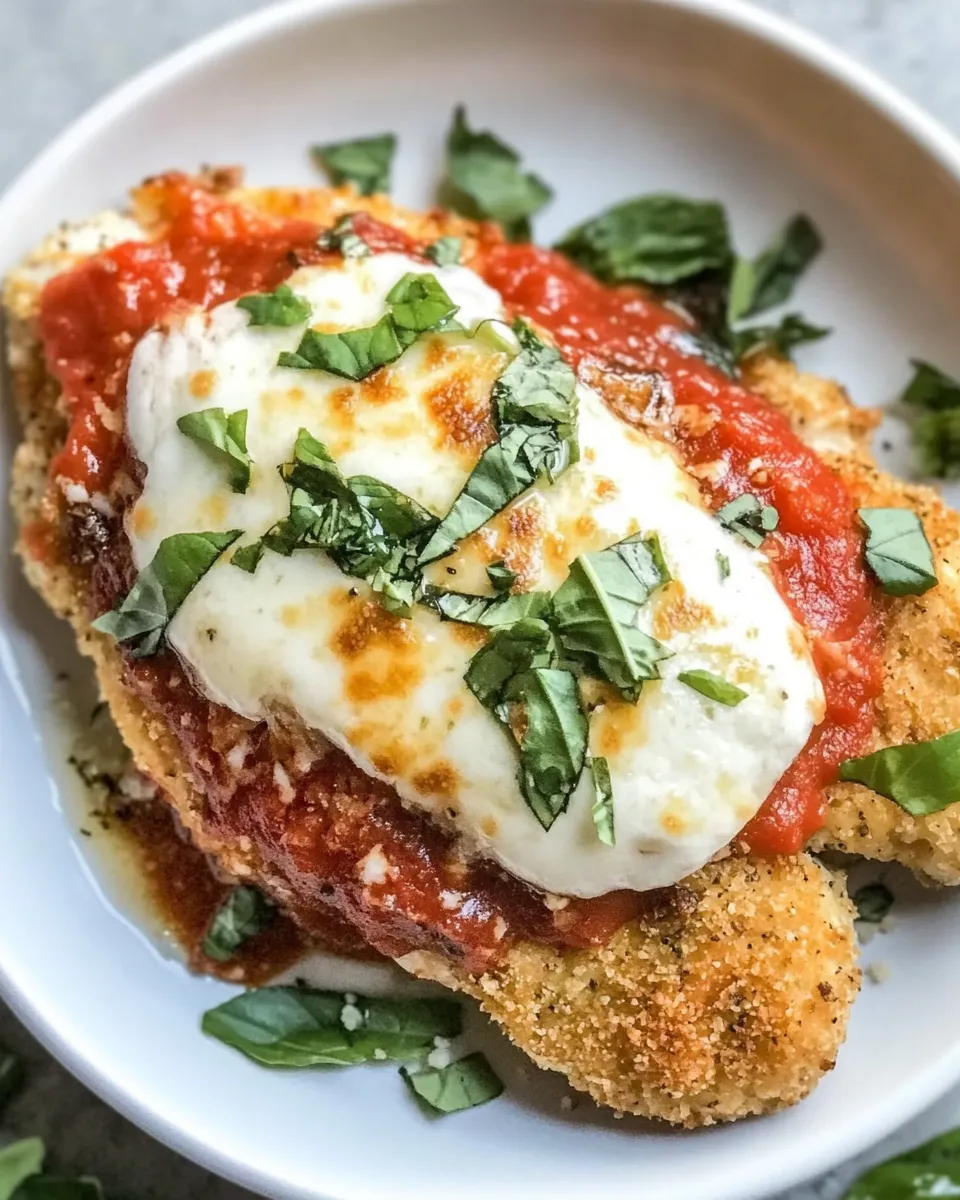 Classic Easy Baked Chicken Parmesan image