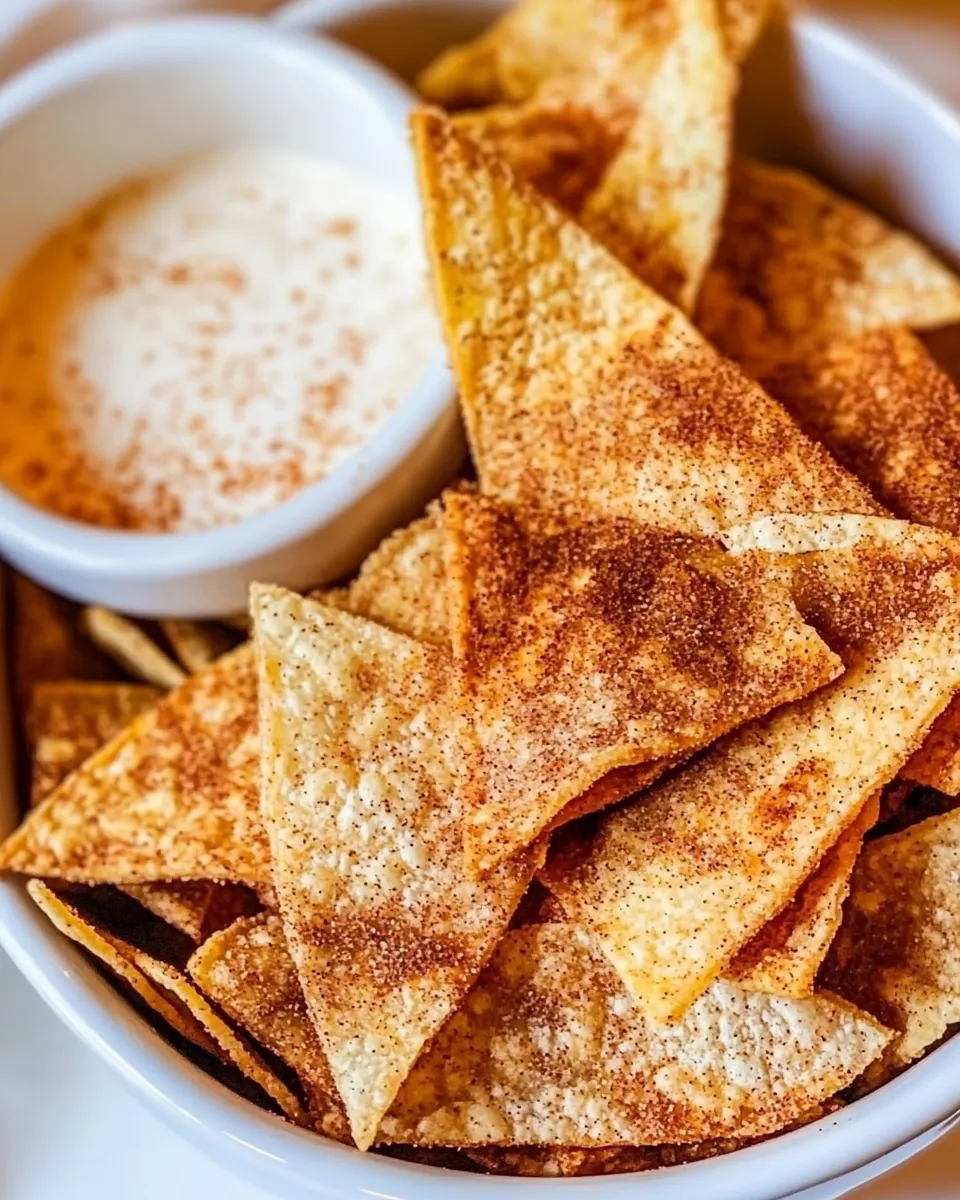 Delicious Easy Baked Cinnamon Tortilla Chips Recipe picture