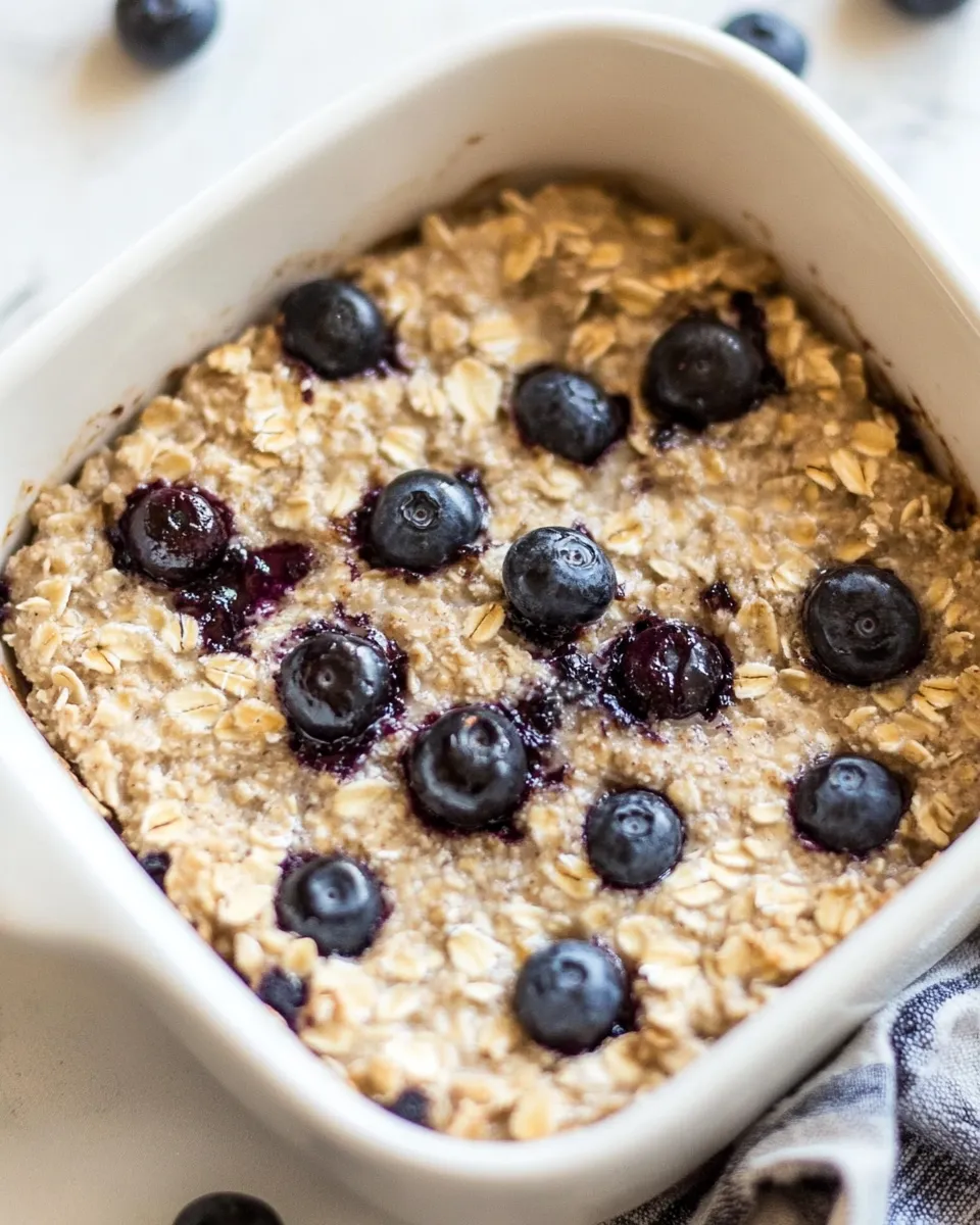 Quick Easy Baked Oatmeal (Dairy-Free, Gluten-Free) shot