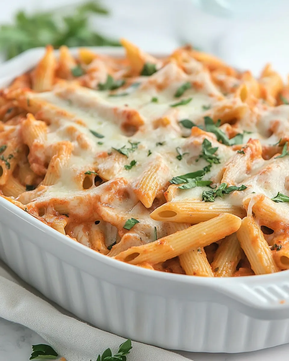 Classic Easy Baked Penne Pasta recipe photo