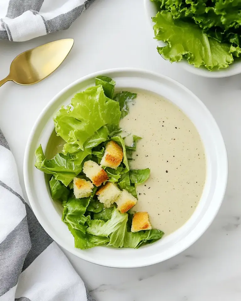 Homemade Easy Caesar Dressing Recipe image