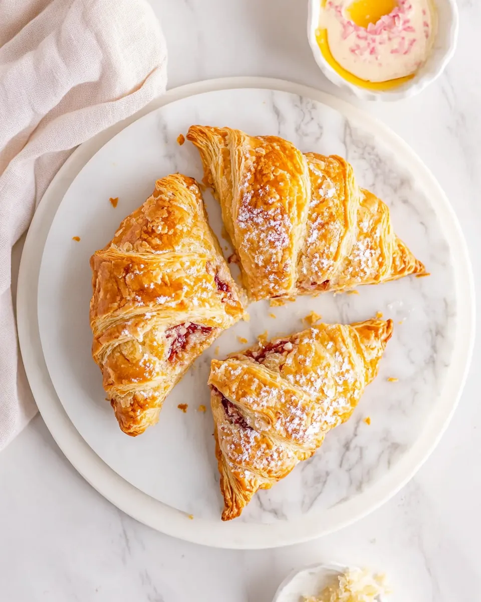 Quick Easy Cheese Danish shot