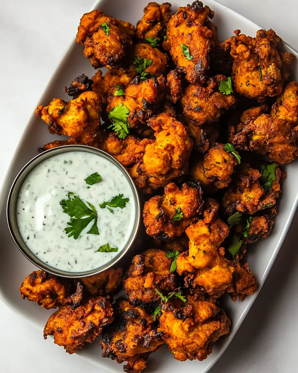 Quick Easy Chicken Pakora shot