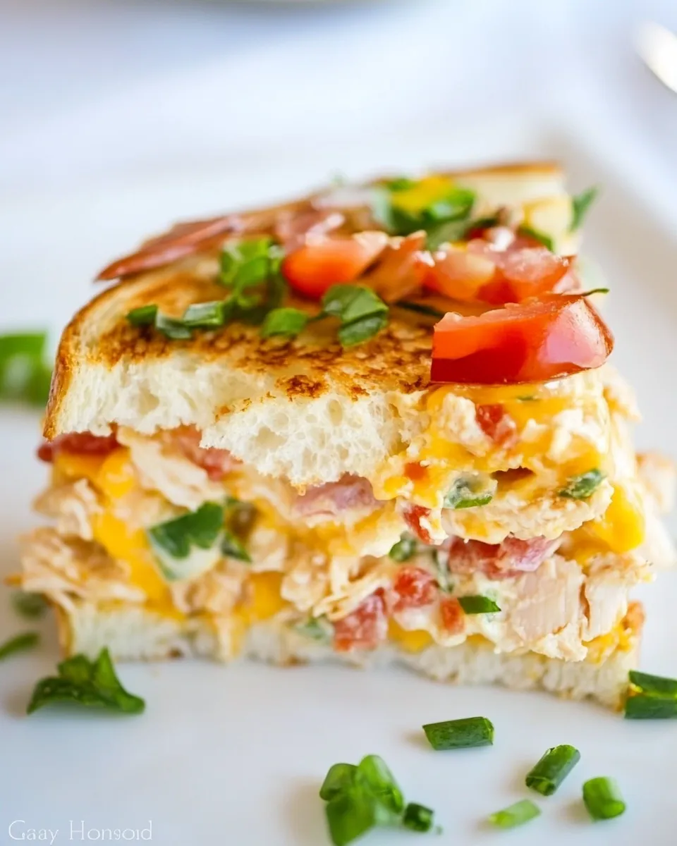 Classic Easy Chicken Sandwich Melts image