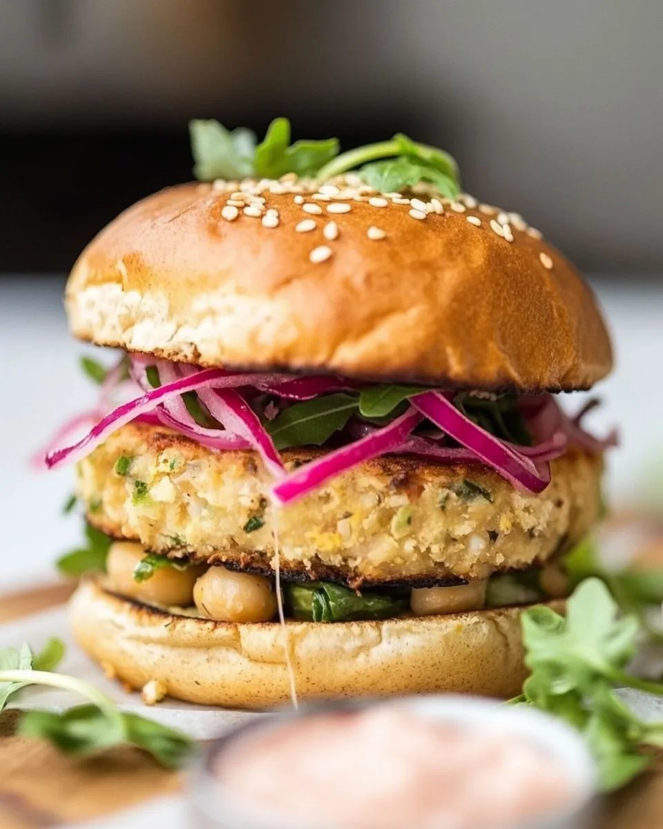 Delicious Easy Chickpea Veggie Burger Recipe (No Food Processor) picture