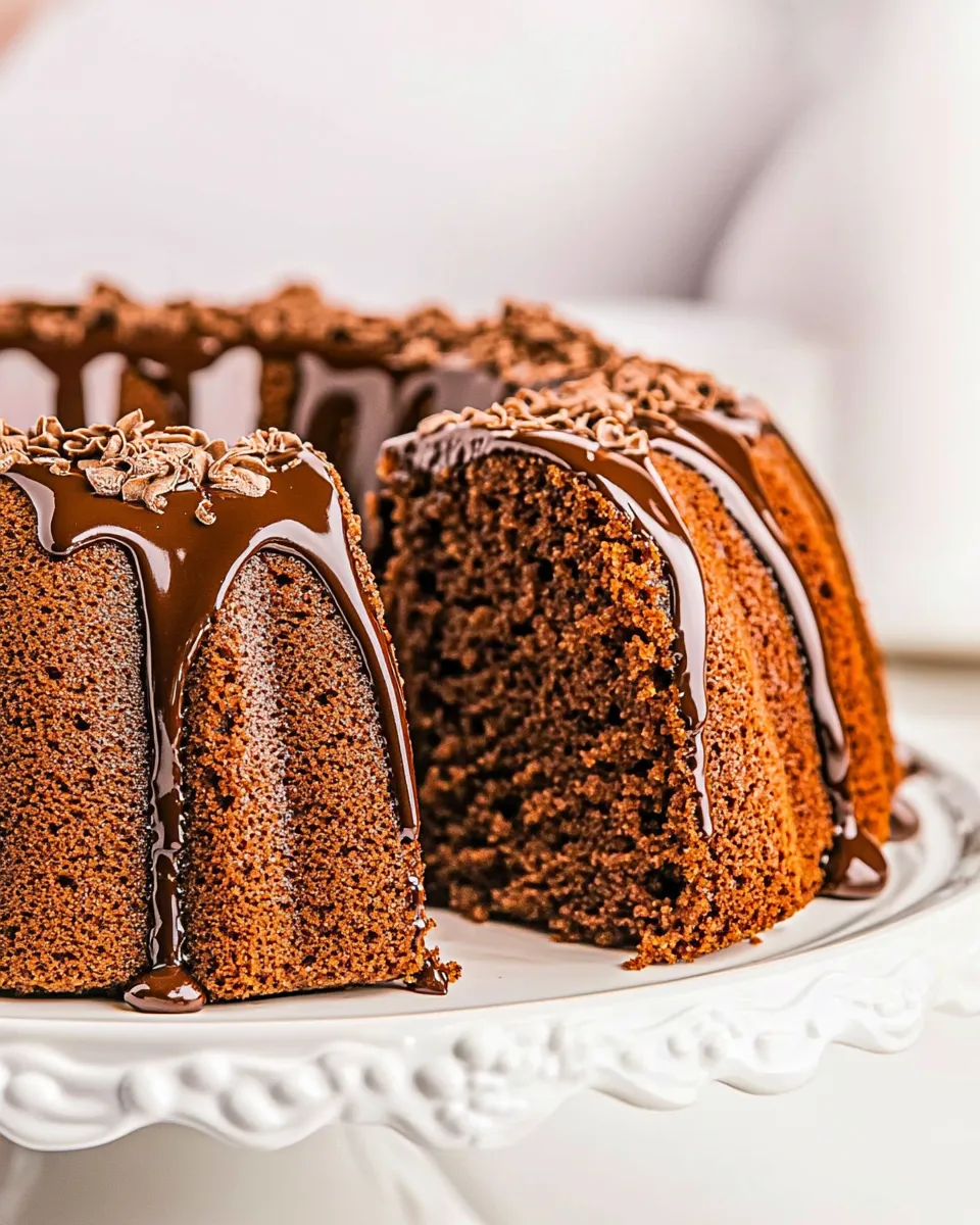 Classic Easy Chocolate Pound Cake image
