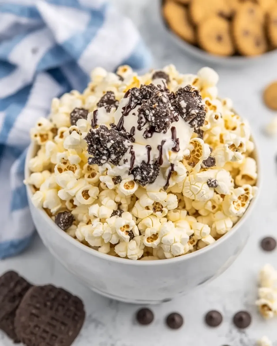 Quick Easy Cookies and Cream Popcorn shot