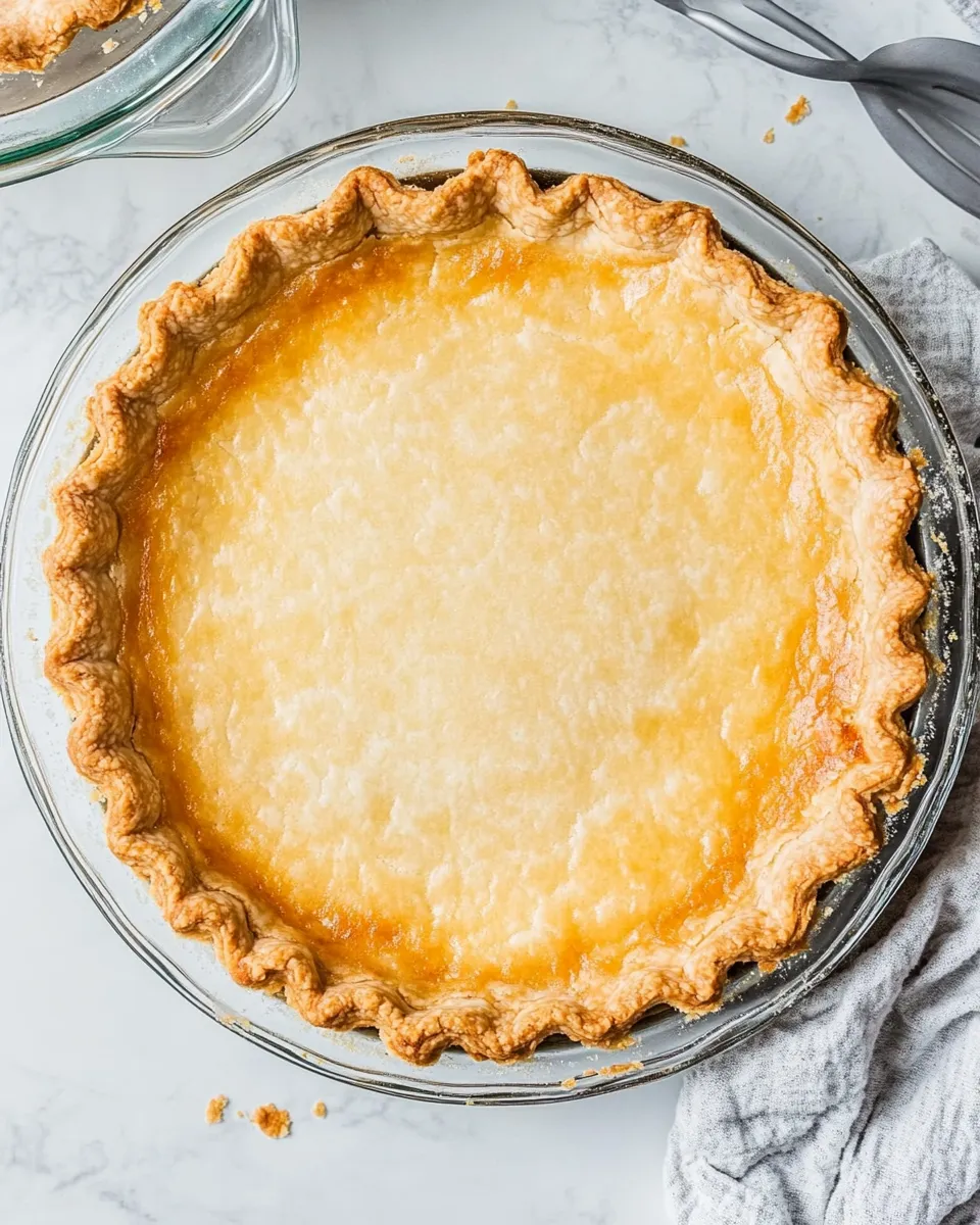 Homemade Easy Flaky All Butter Pie Crust image