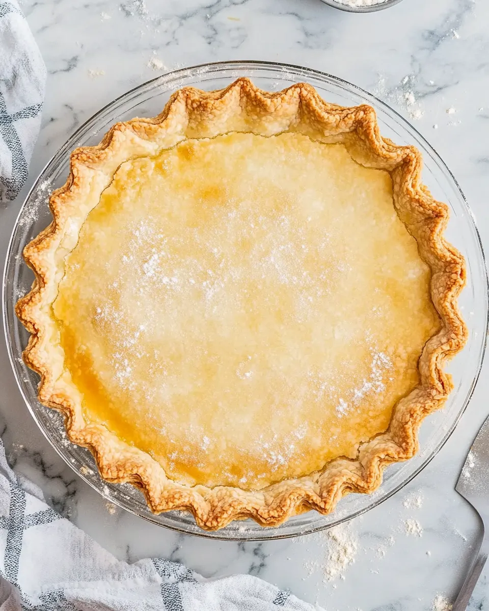 Delicious Easy Flaky All Butter Pie Crust recipe image