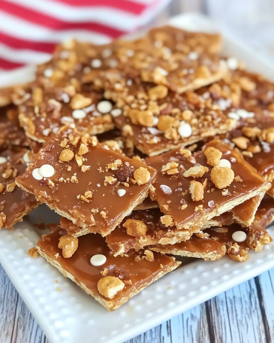 Homemade Easy Graham Cracker Toffee photo