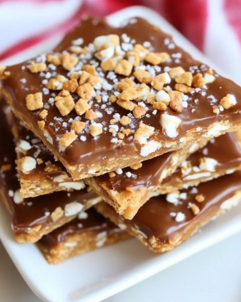 Delicious Easy Graham Cracker Toffee picture