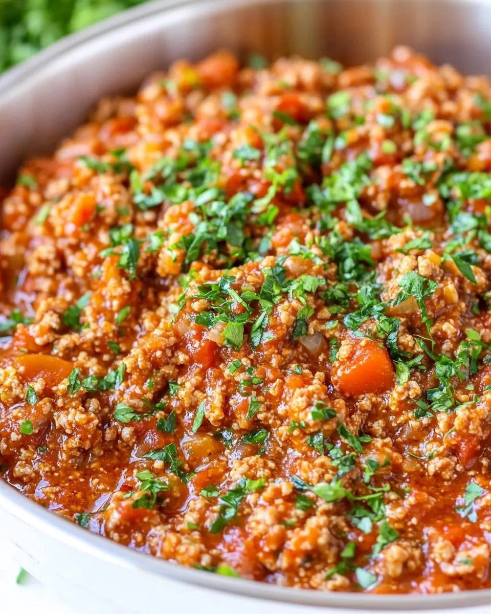Homemade Easy Ground Turkey Bolognese photo
