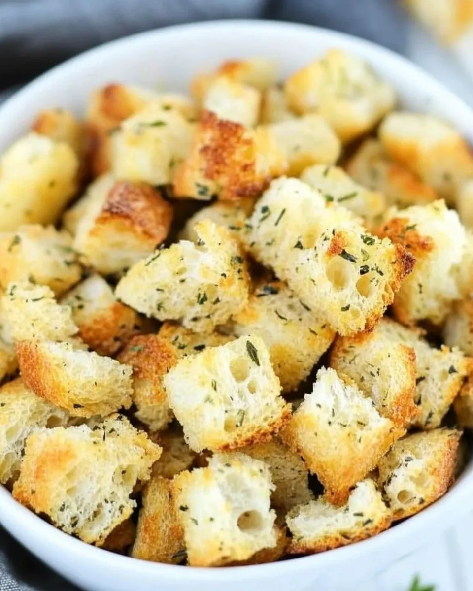 Delicious Easy Homemade Croutons recipe photo