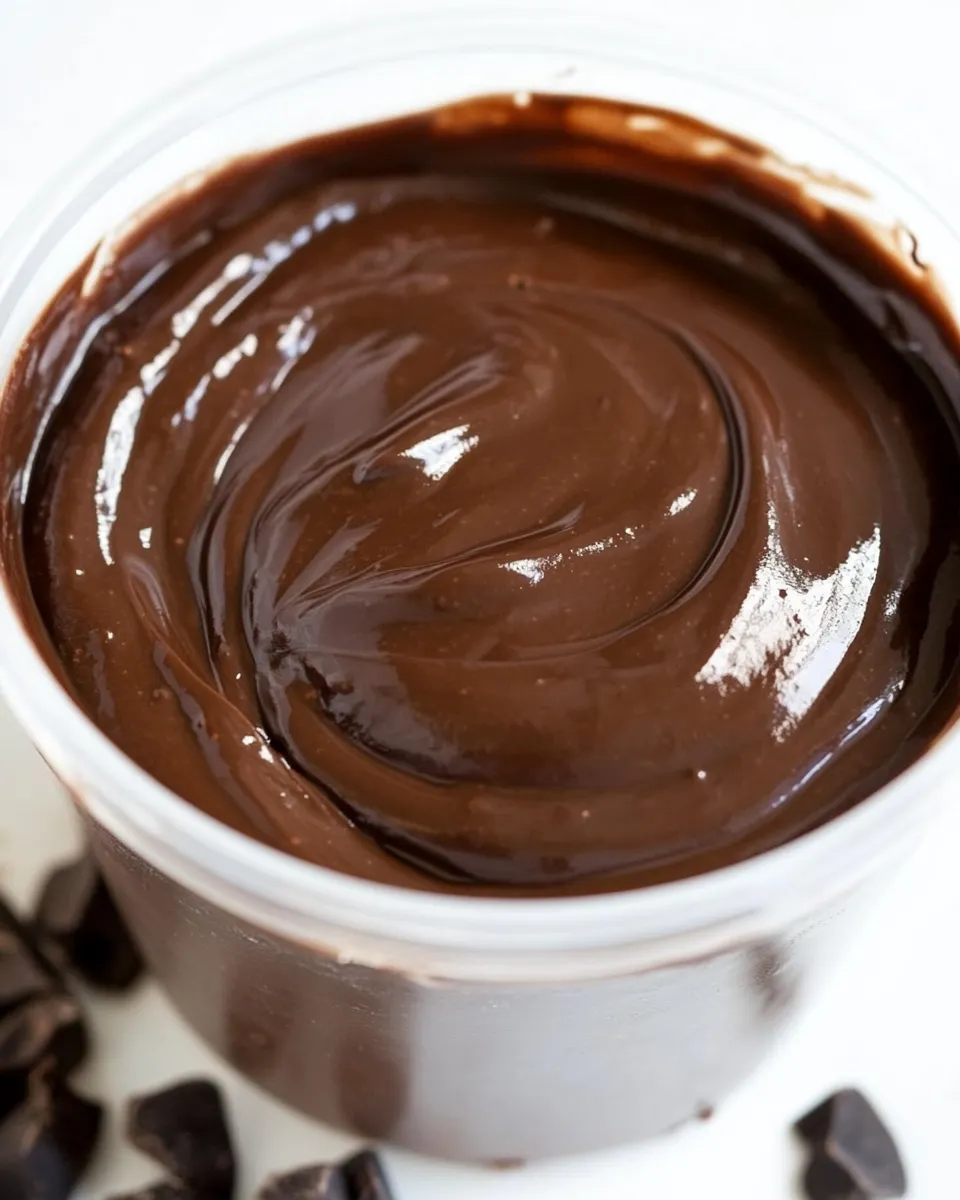 Quick Easy Homemade Hot Fudge Sauce shot
