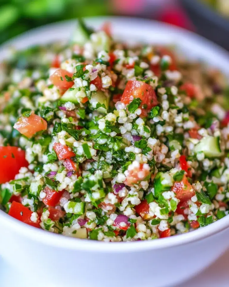 Homemade Easy Lebanese Tabbouleh Recipe photo