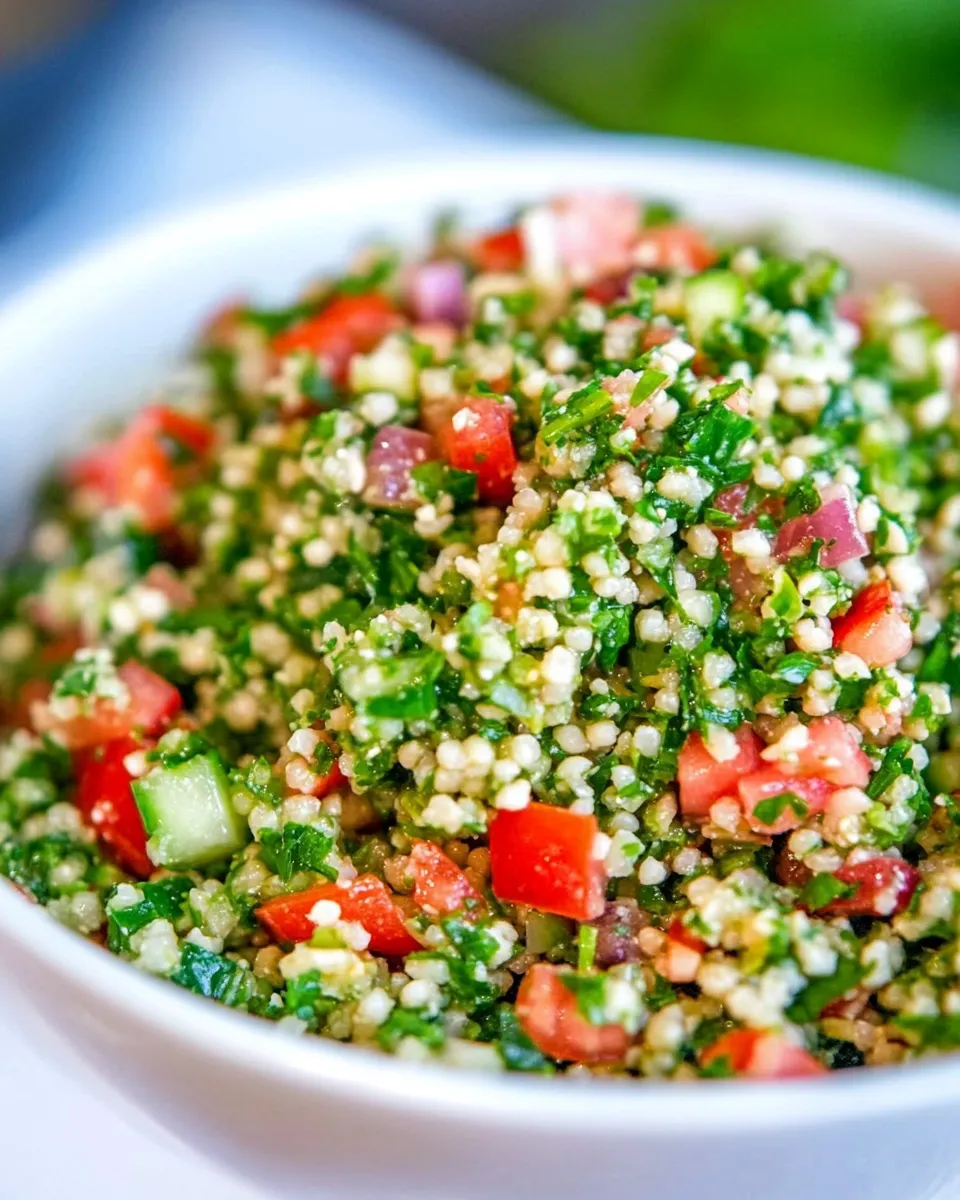 Classic Easy Lebanese Tabbouleh Recipe image