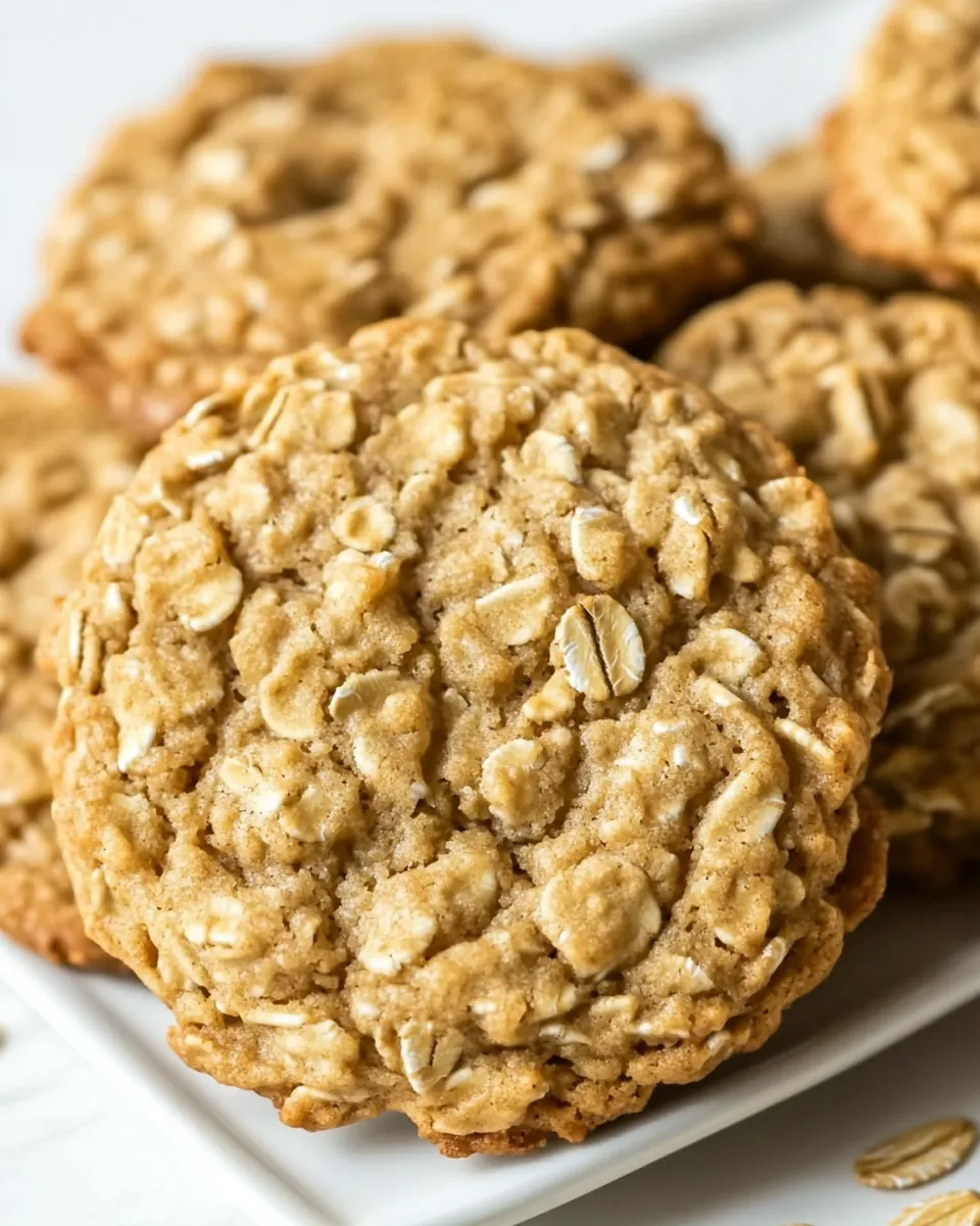 Classic Easy Oatmeal Cookies recipe photo