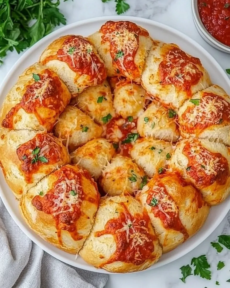 Classic Easy Pull-Apart Pizza Bread image
