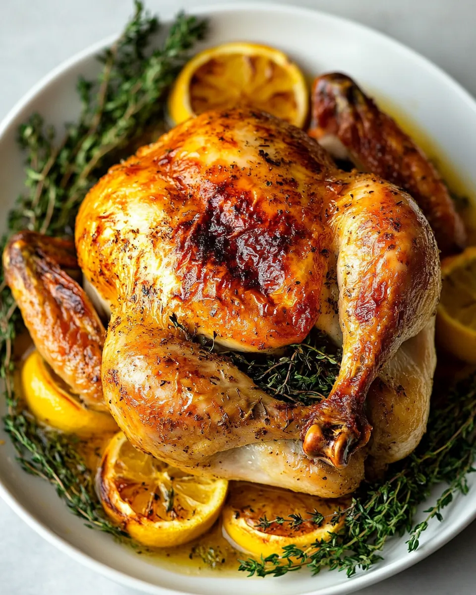 Classic Easy Roast Chicken (Lemon & Herb) image