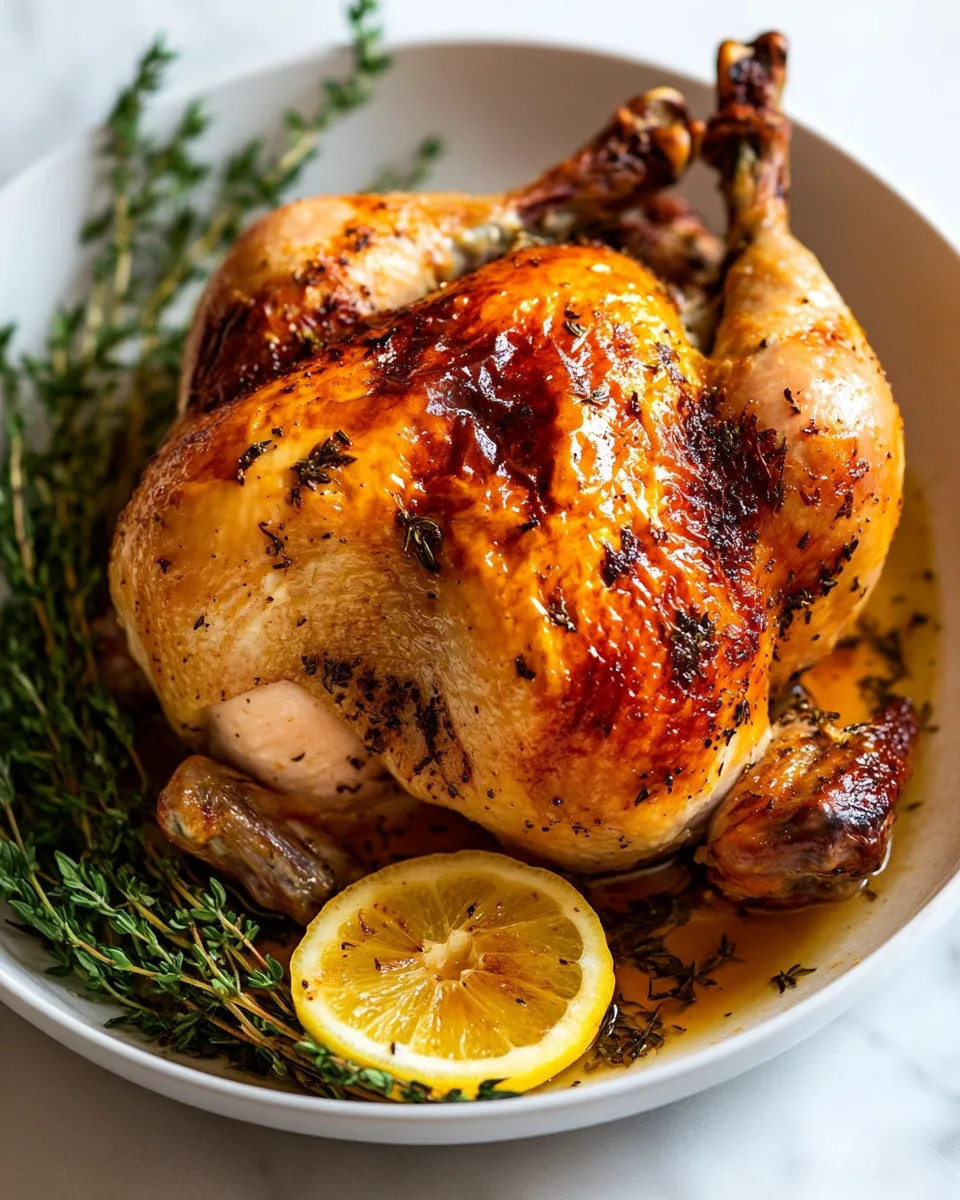 Quick Easy Roast Chicken (Lemon & Herb) shot