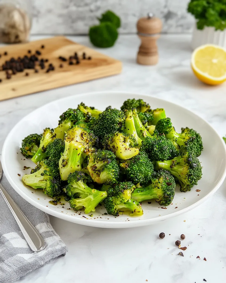 Quick Easy Sauted Broccoli shot