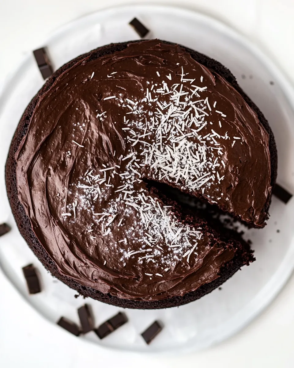 Delicious Easy Single Layer Chocolate Cake recipe photo