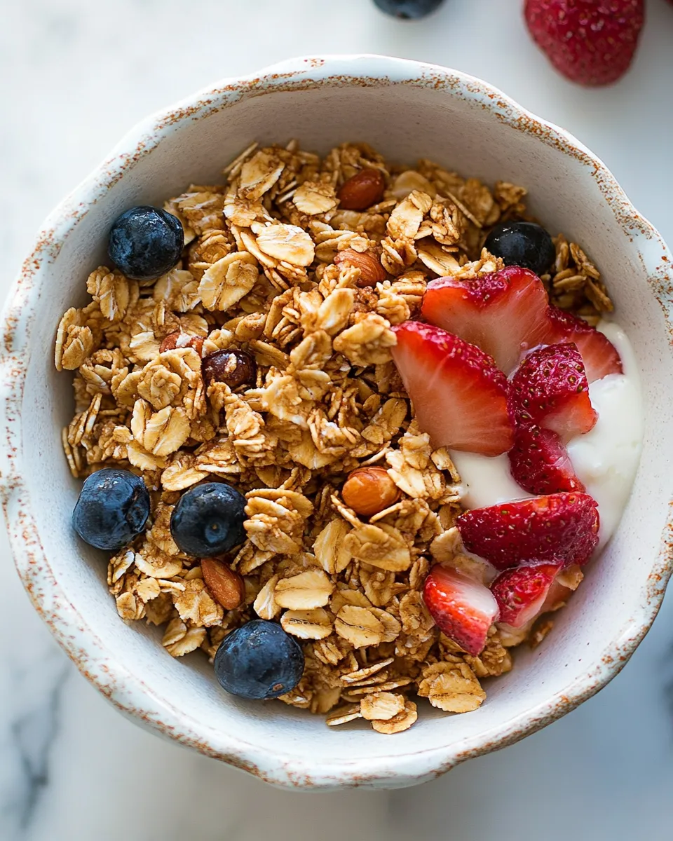 Delicious Easy Stovetop Granola recipe photo