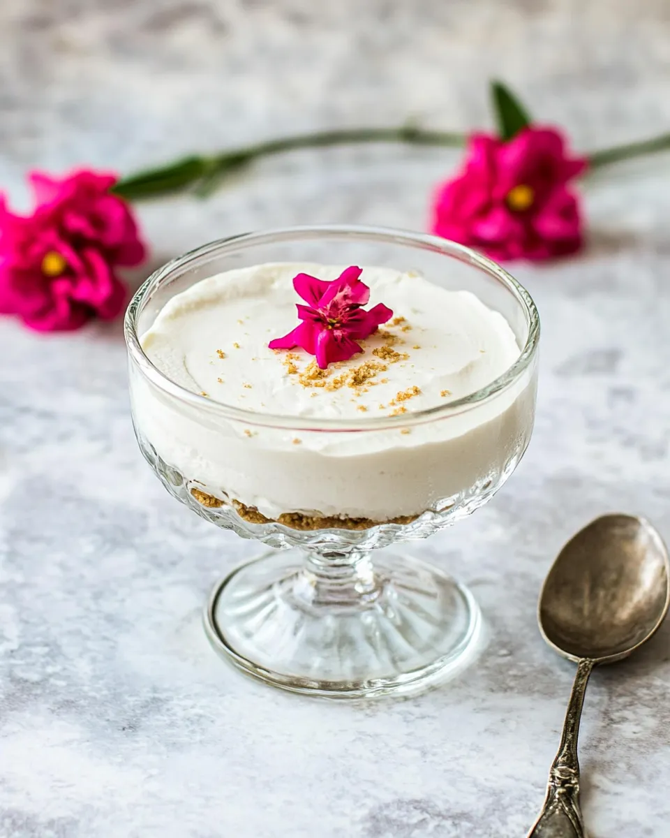 Quick Easy Sugar-Free, No-Bake Keto Cheesecake Recipe For One shot