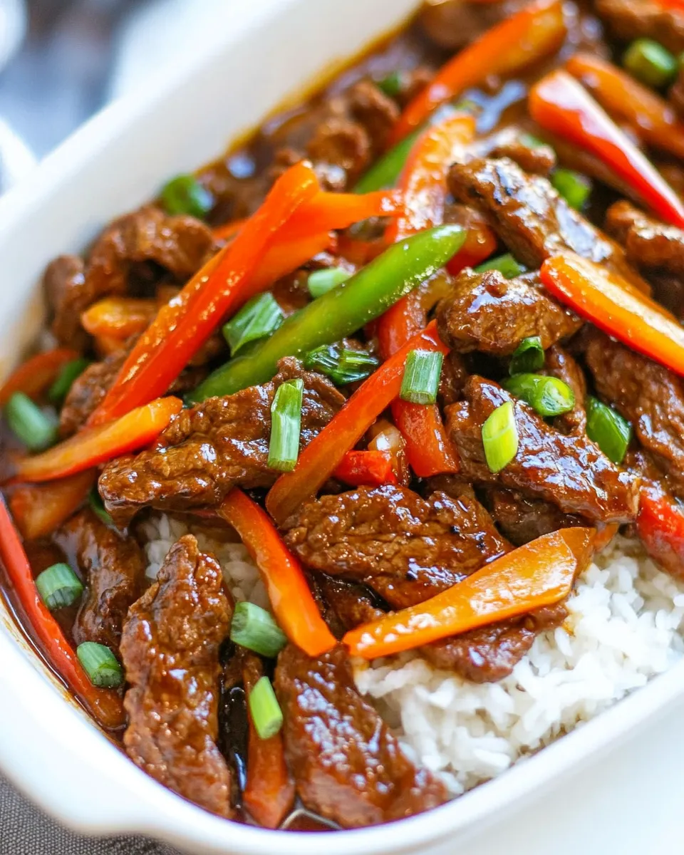 Delicious Easy Szechuan Beef photo