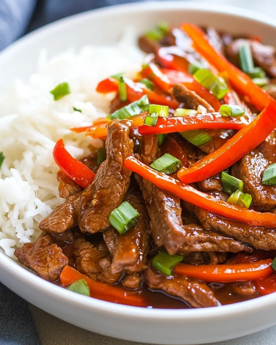 Quick Easy Szechuan Beef image
