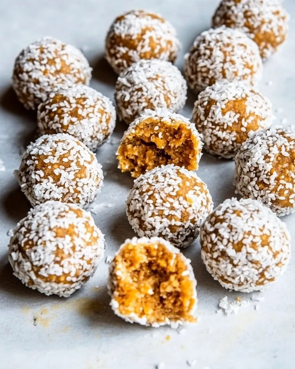 Homemade Easy Tahini Bliss Balls photo