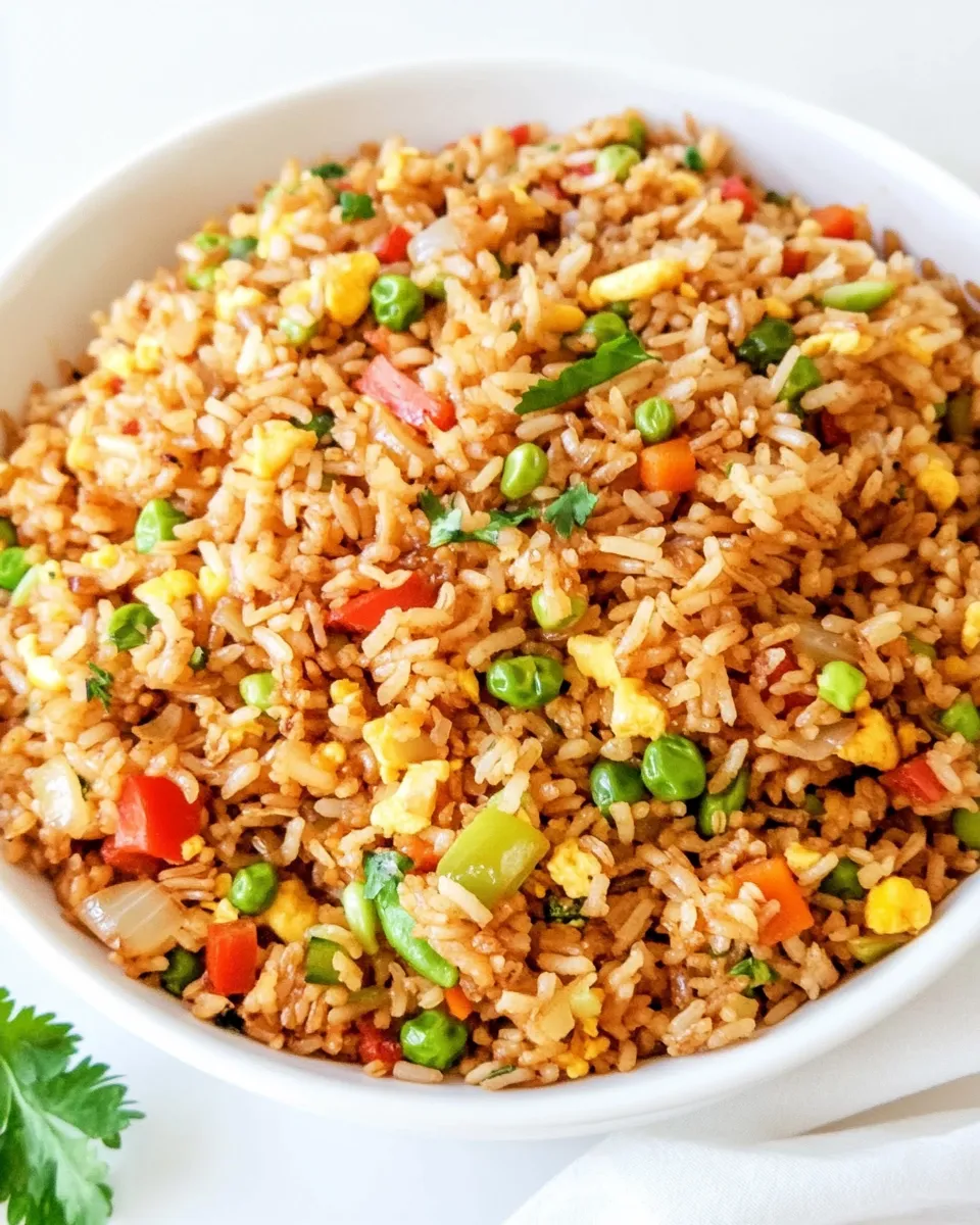 Homemade Easy Vegetable Fried Rice photo