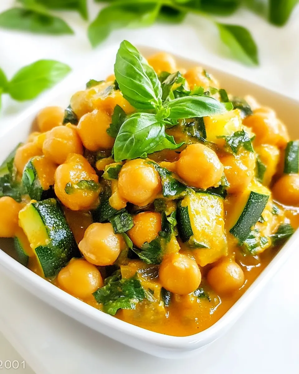 Best Easy Zucchini Chickpea Curry shot