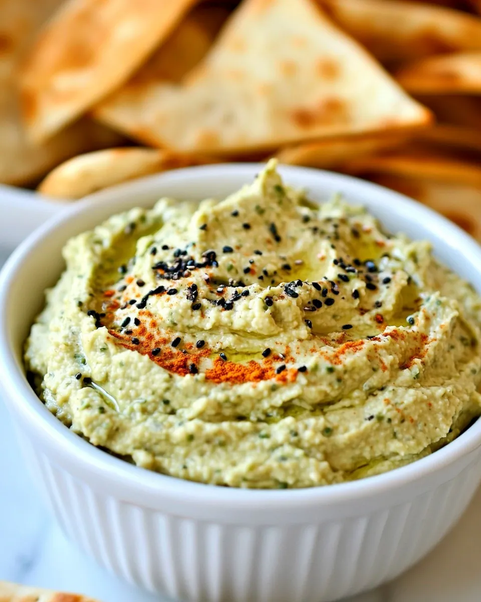 Homemade Edamame Hummus photo