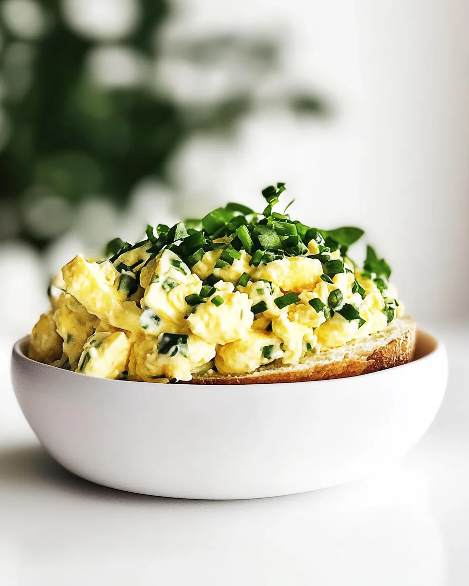 Delicious Egg Salad shot