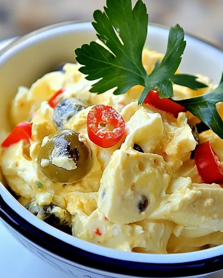 Homemade Egg Salad with Olives Recipe image