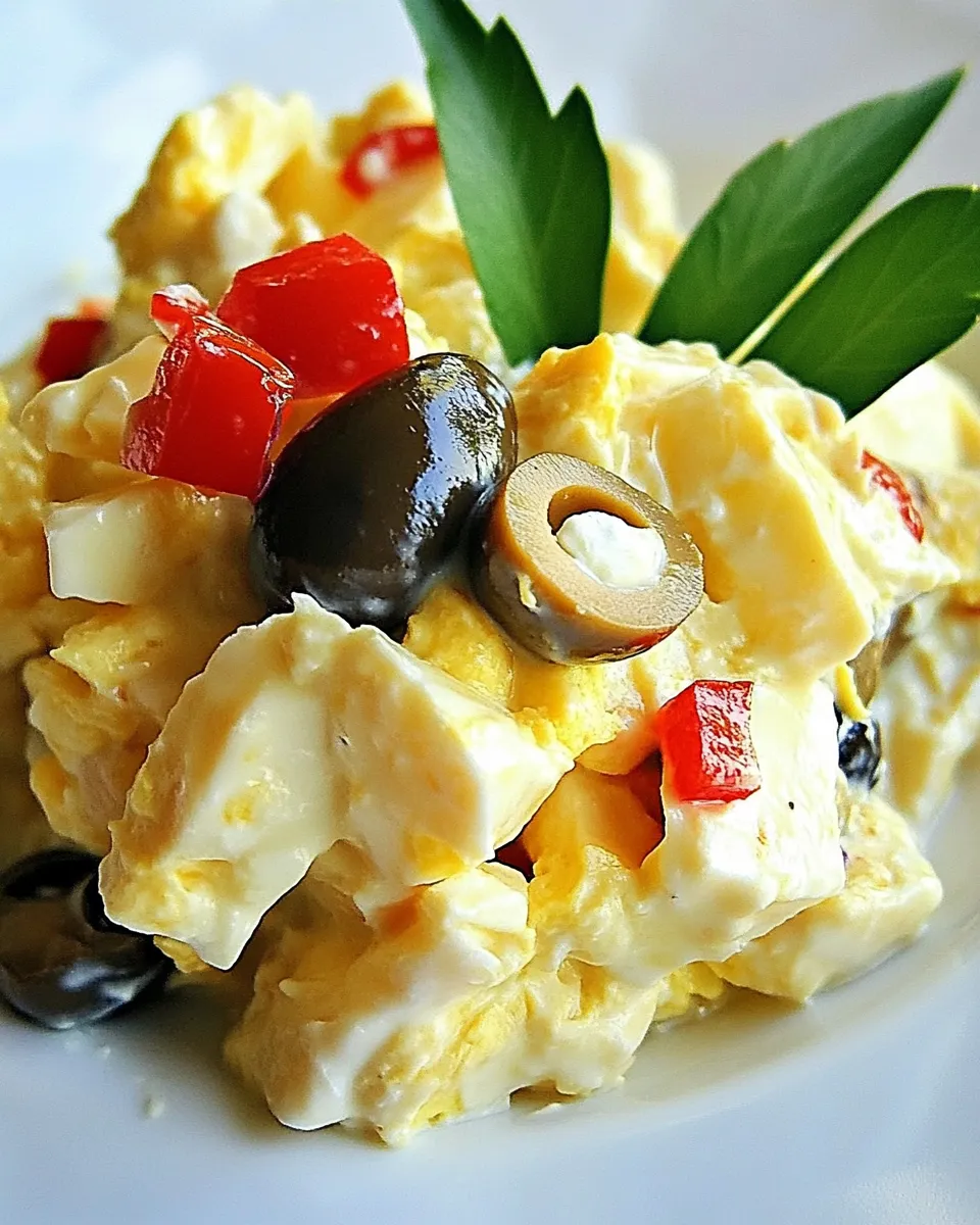 Classic Egg Salad with Olives Recipe photo