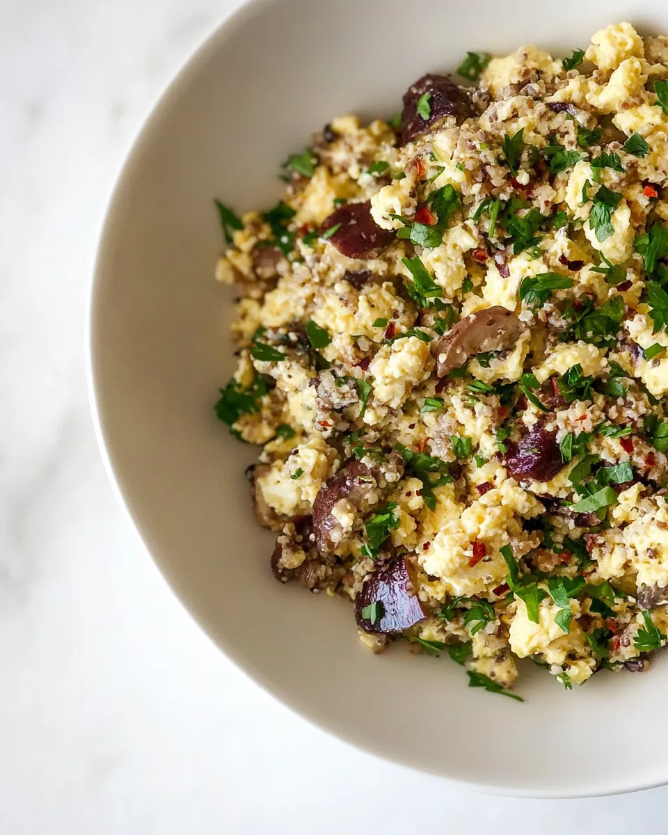 Delicious Egg Scramble shot