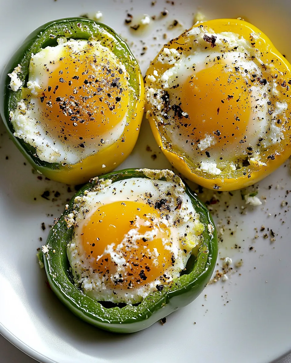 Classic Eggs in Pepper Rings Recipe image