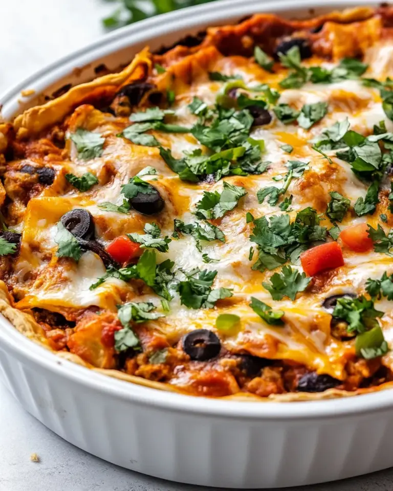 Homemade Enchilada Pie photo