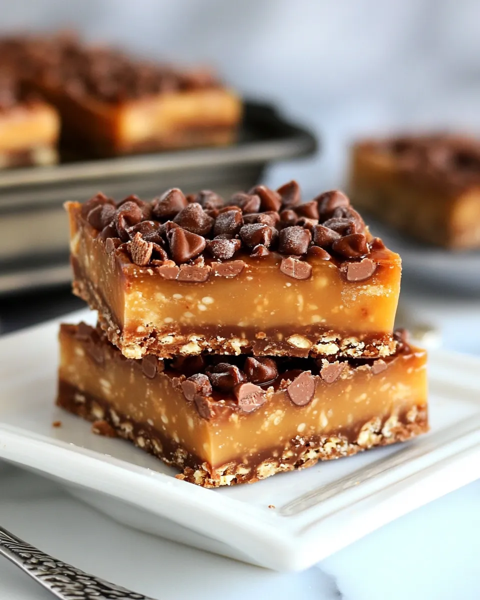 Delicious English Toffee Bars shot