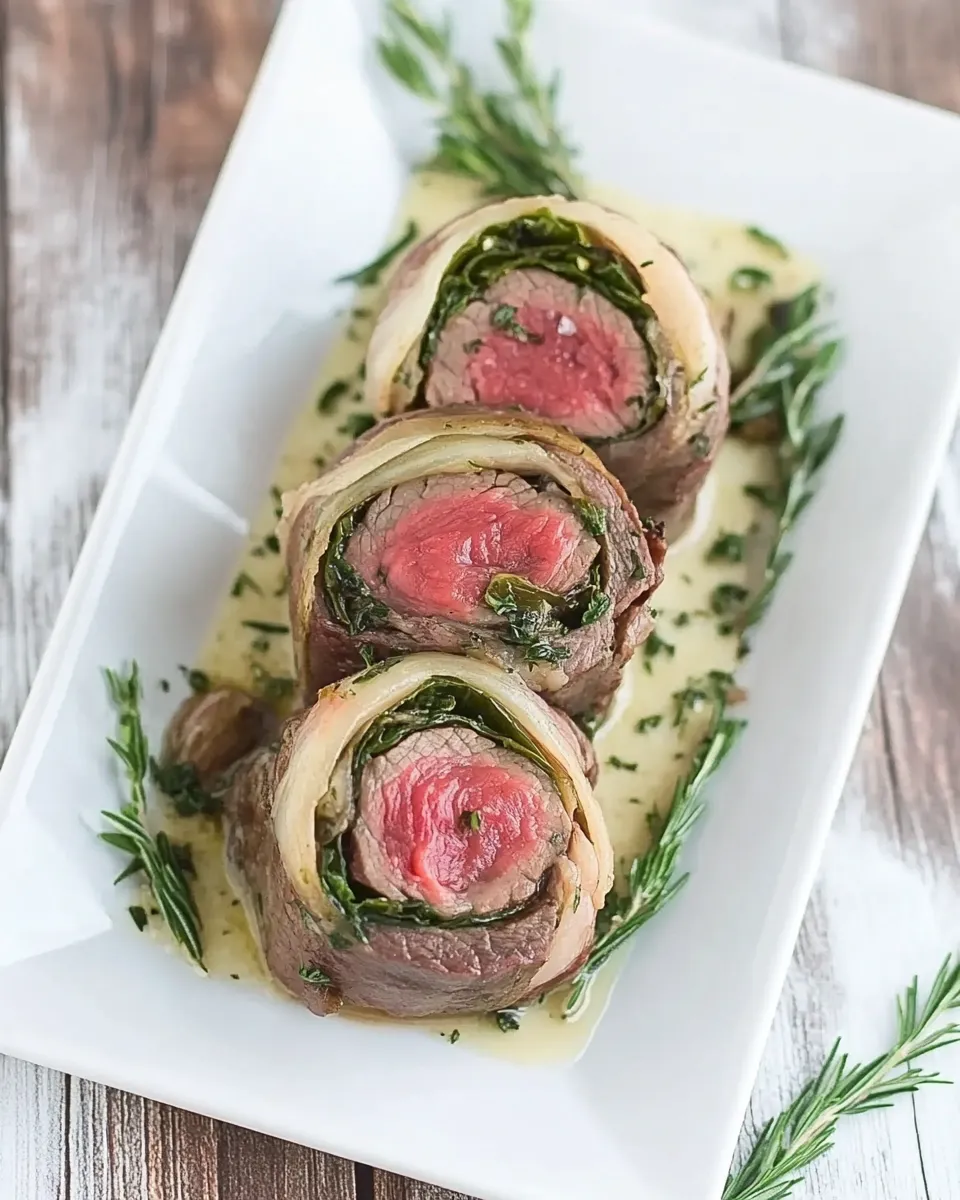 Homemade Flank Steak Roulades recipe image
