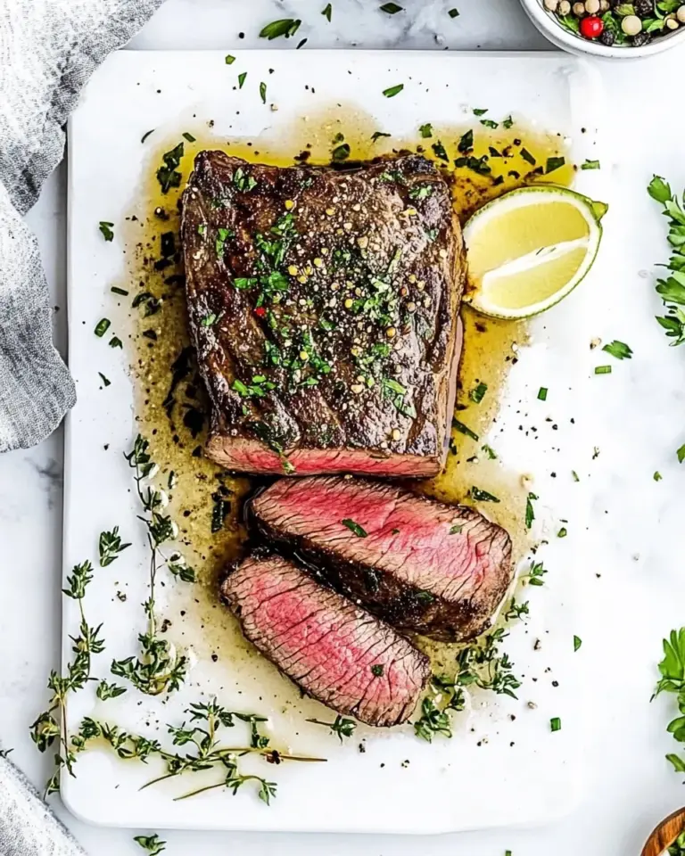 Homemade Flat Iron Steak photo